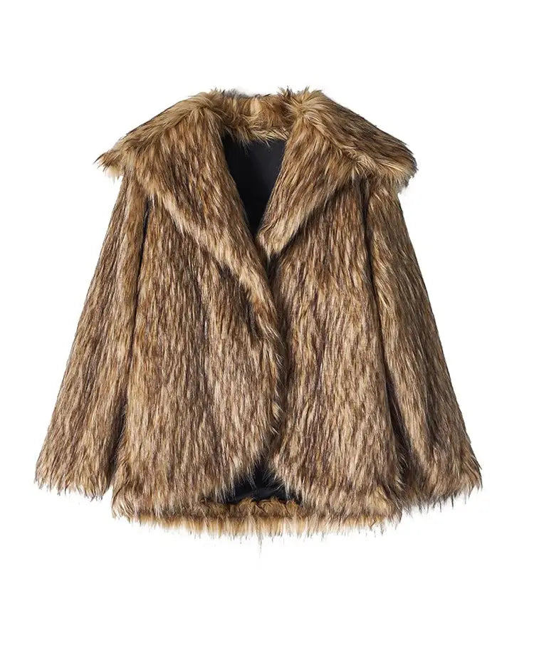 Big Lapel Fur Coat | same ANTHEM.