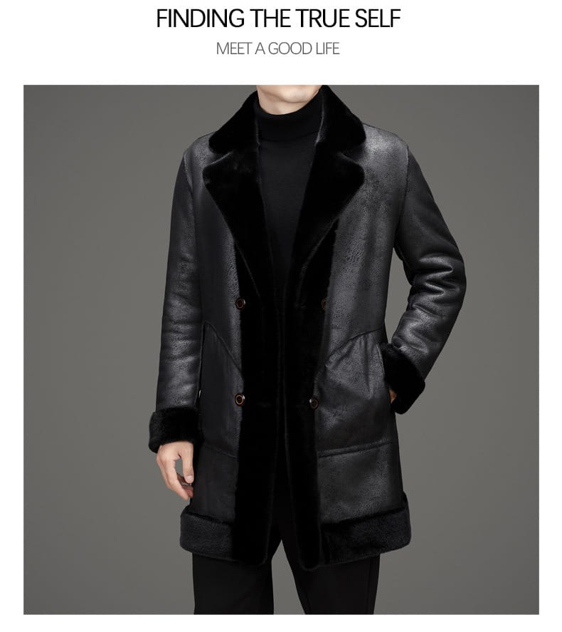 Reversible Mink Fur Coat for Men | same ANTHEM. Soulmate Streetwear