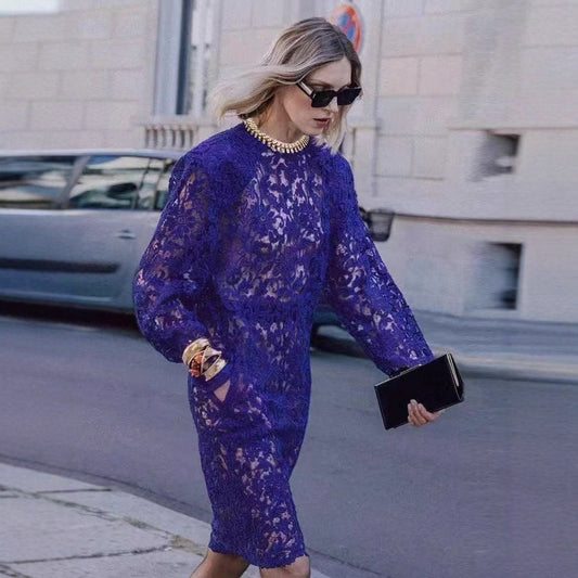 Slim Lace Dress | same ANTHEM.