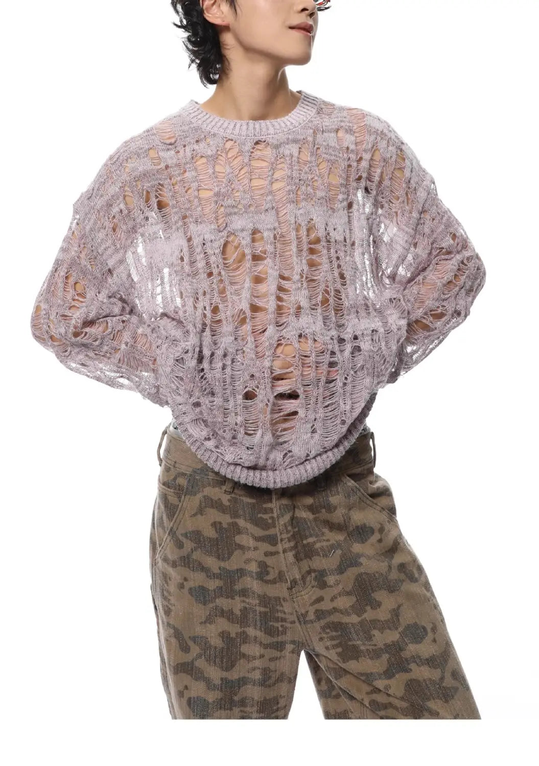 Hollow Out Pullover Sweater for Women | same ANTHEM. Soulmate Streetwear