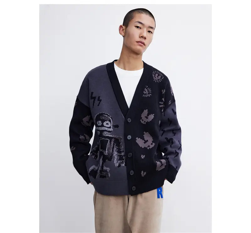 Jacquard Knit Jacket | same ANTHEM.