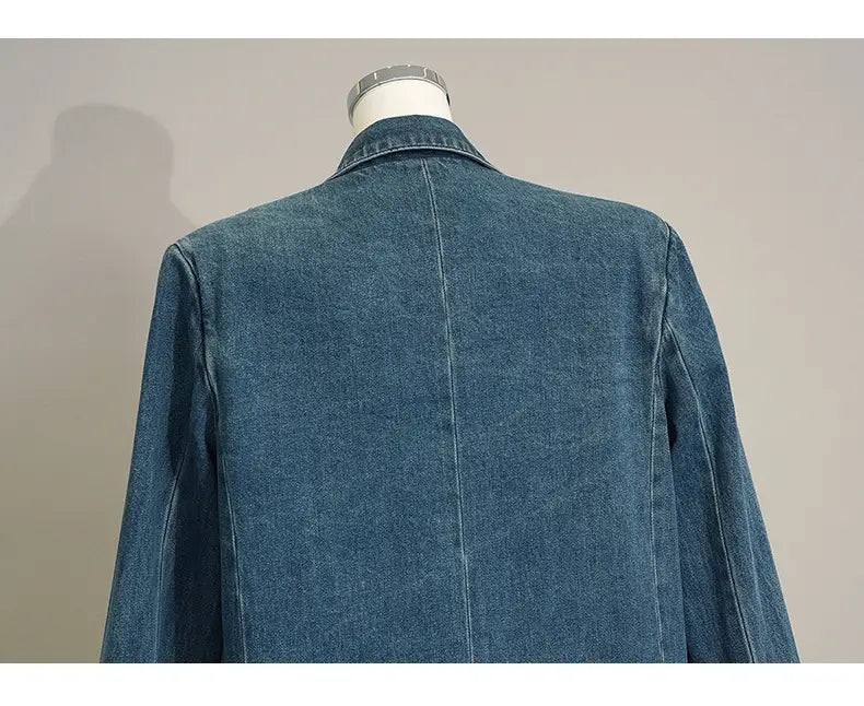 Denim Suit Jacket | same ANTHEM.