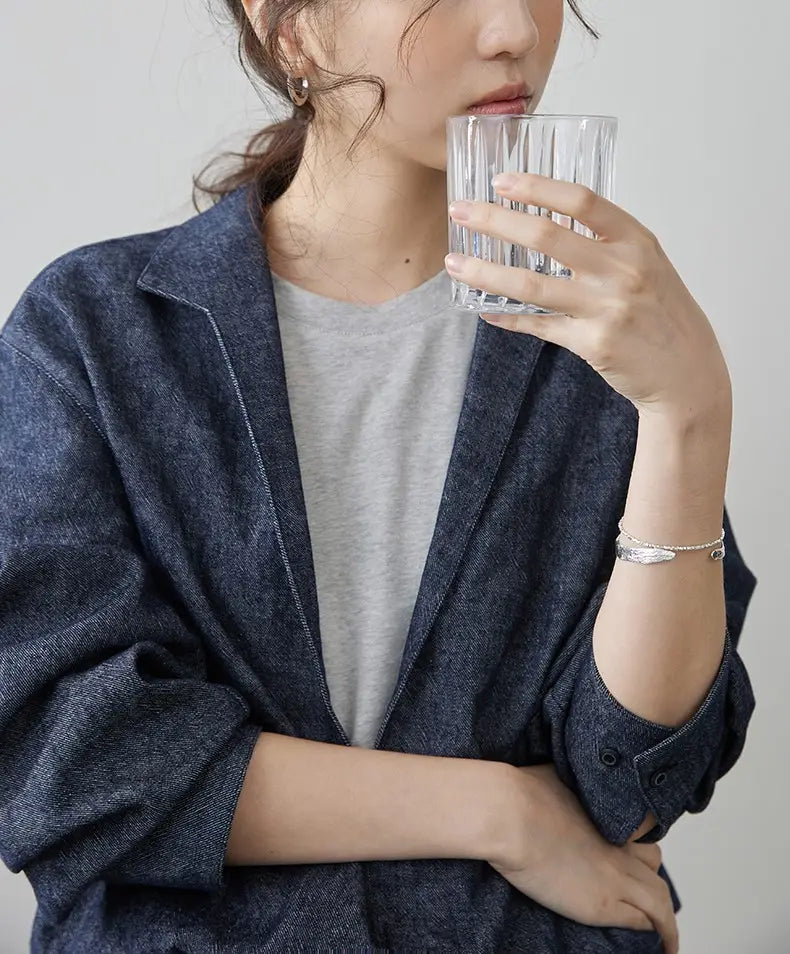 Linen Cotton Denim Set | same ANTHEM.