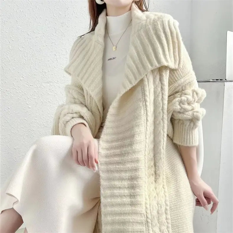 Long Knitting Cardigan for Women | same ANTHEM.