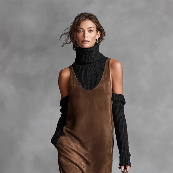 Casual Off Shoulder Long Dress | same ANTHEM.