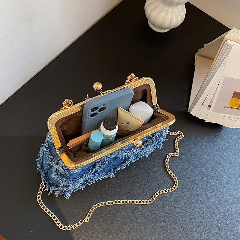 Small Denim Crossbody Bag – Travel Purse for Women | same ANTHEM.