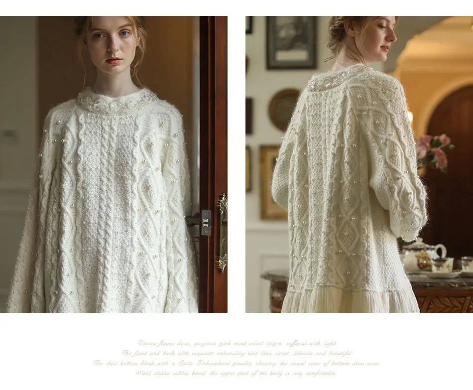 Two-Piece Loose Sweater Dress | same ANTHEM.
