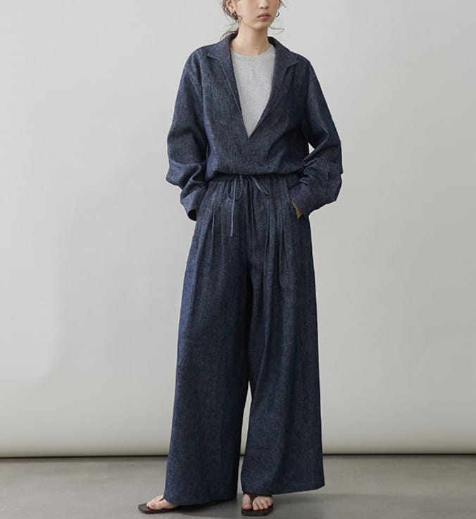 Linen Cotton Denim Set | same ANTHEM.