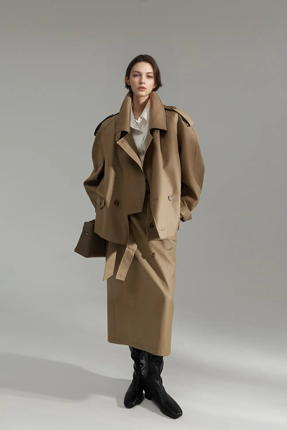 Loose Wide Retro British Trench Coat