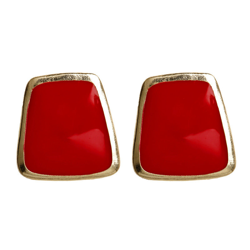 Enamel Heart Stud Earrings | same ANTHEM.