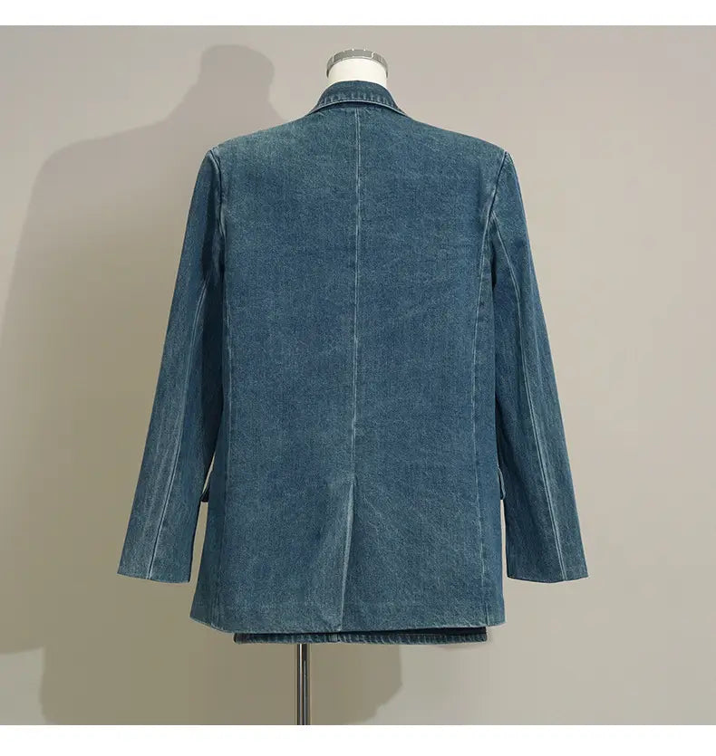 Denim Suit Jacket | same ANTHEM.