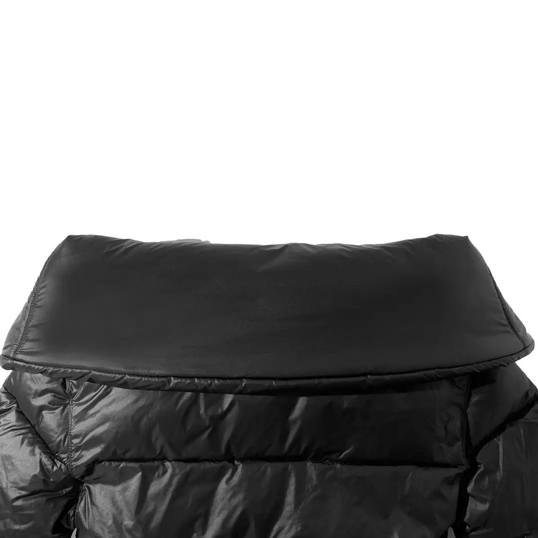 Black Female Lapel Short Down Cotton Coat