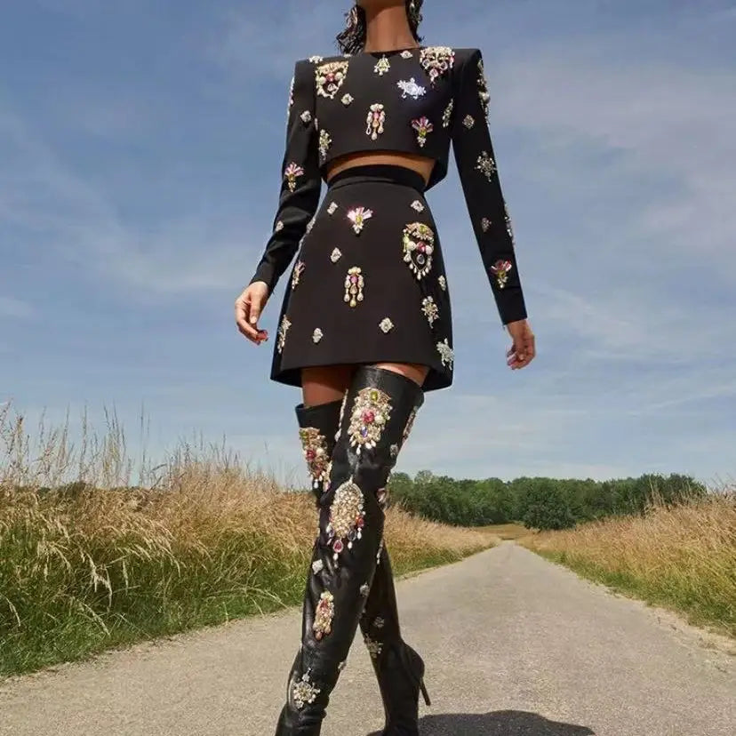 Women’s Fashion Exquisite Heavy Industry Suit