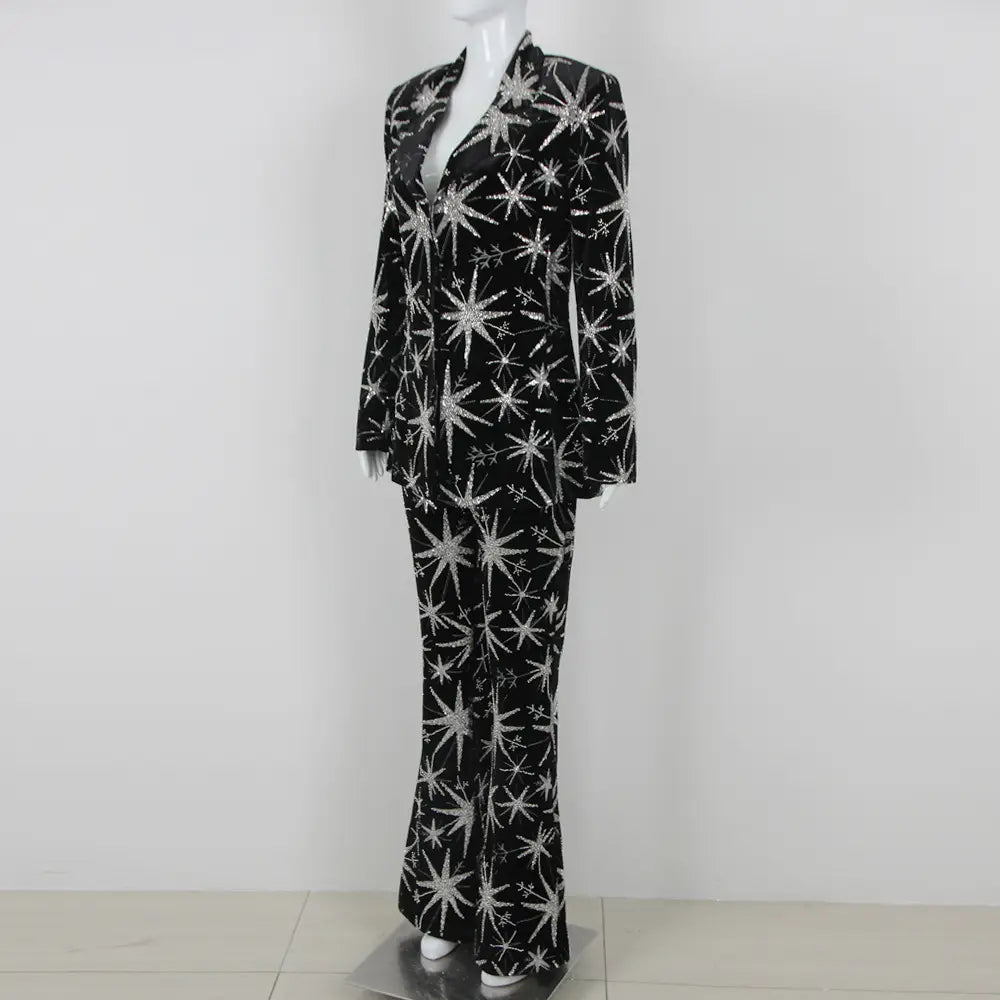 Fashion Women’s Suit Starfish Long Three-piece Suit