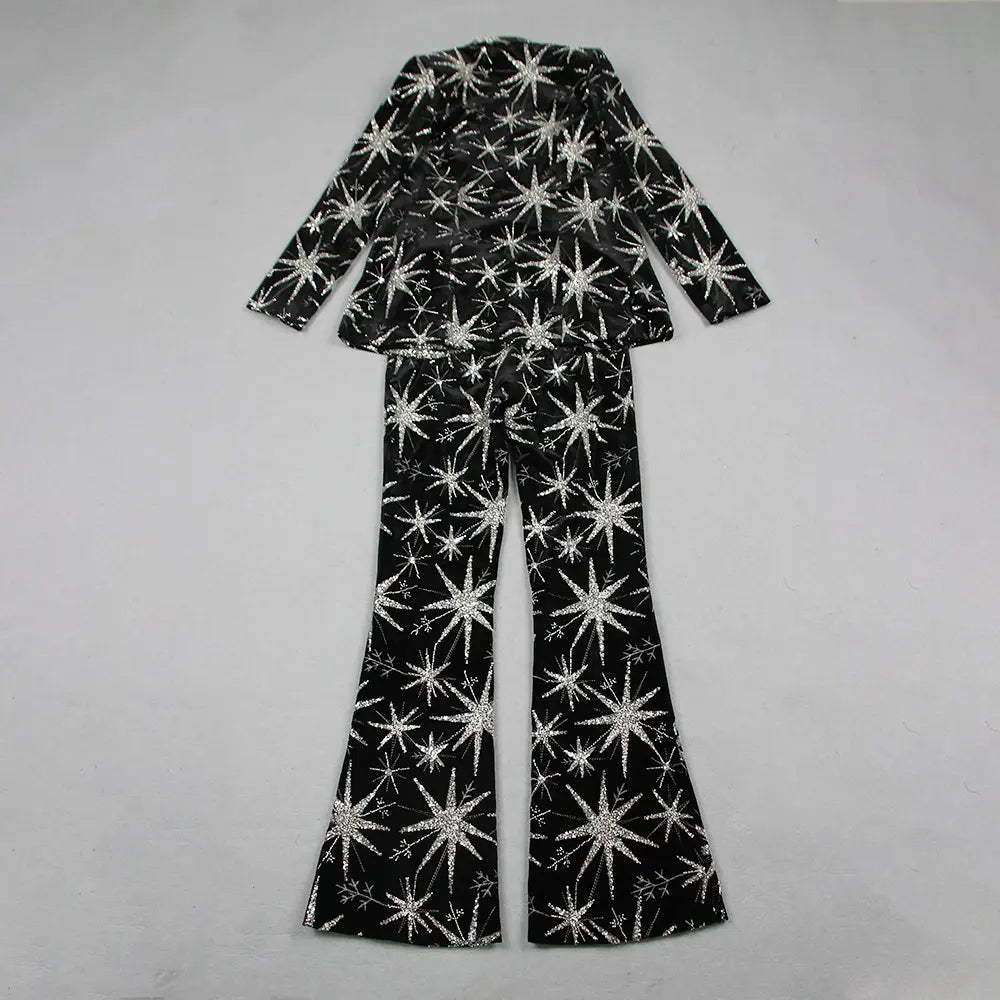 Fashion Women’s Suit Starfish Long Three-piece Suit