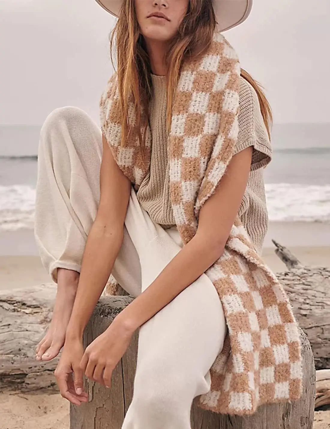 Women’s Knitted Sleeveless Pocket Rib Pullover Vest – Casual & Chic | same ANTHEM