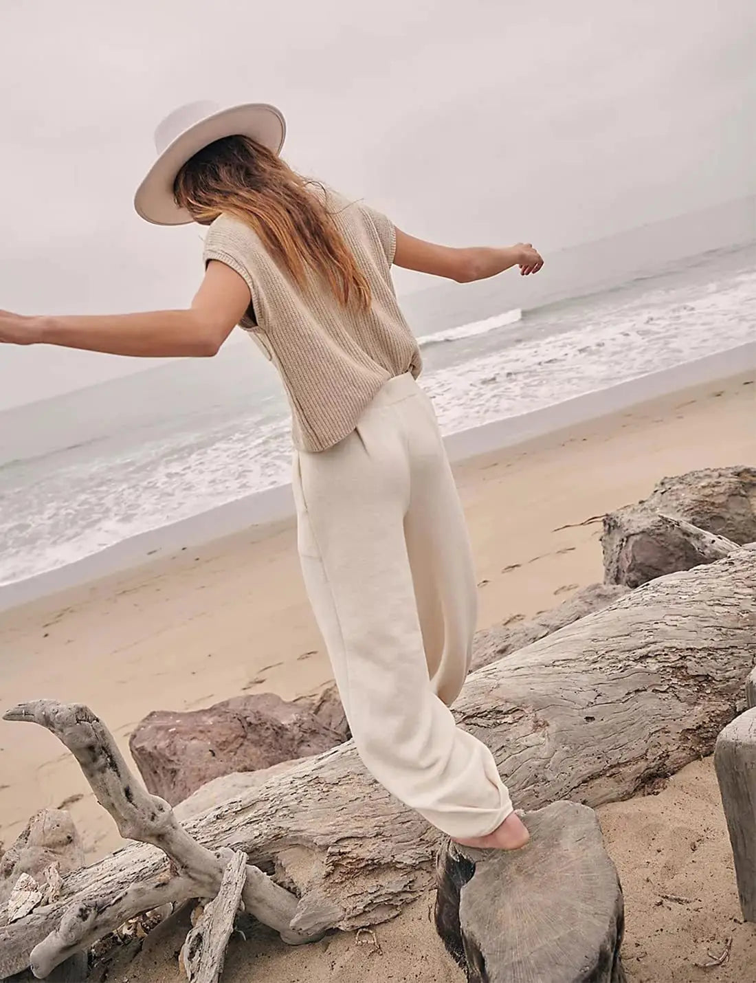 Women’s Knitted Sleeveless Pocket Rib Pullover Vest – Casual & Chic | same ANTHEM