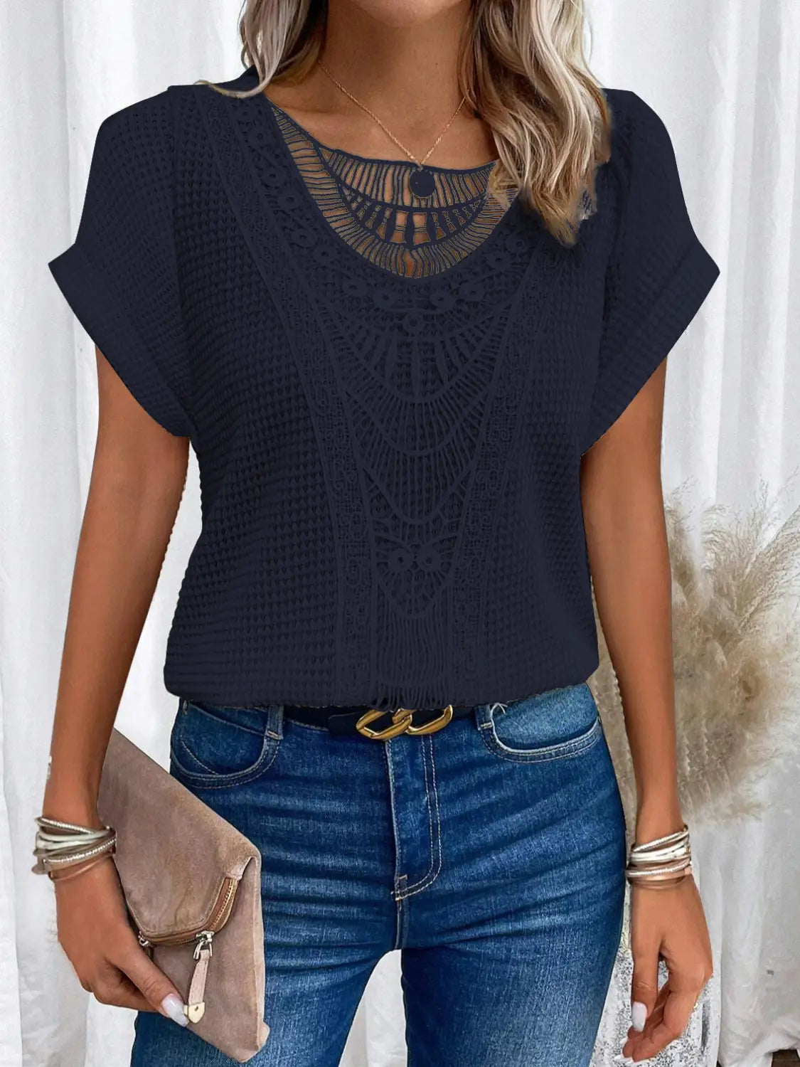 Boho Hollow-Out Summer Ethnic Top | same ANTHEM
