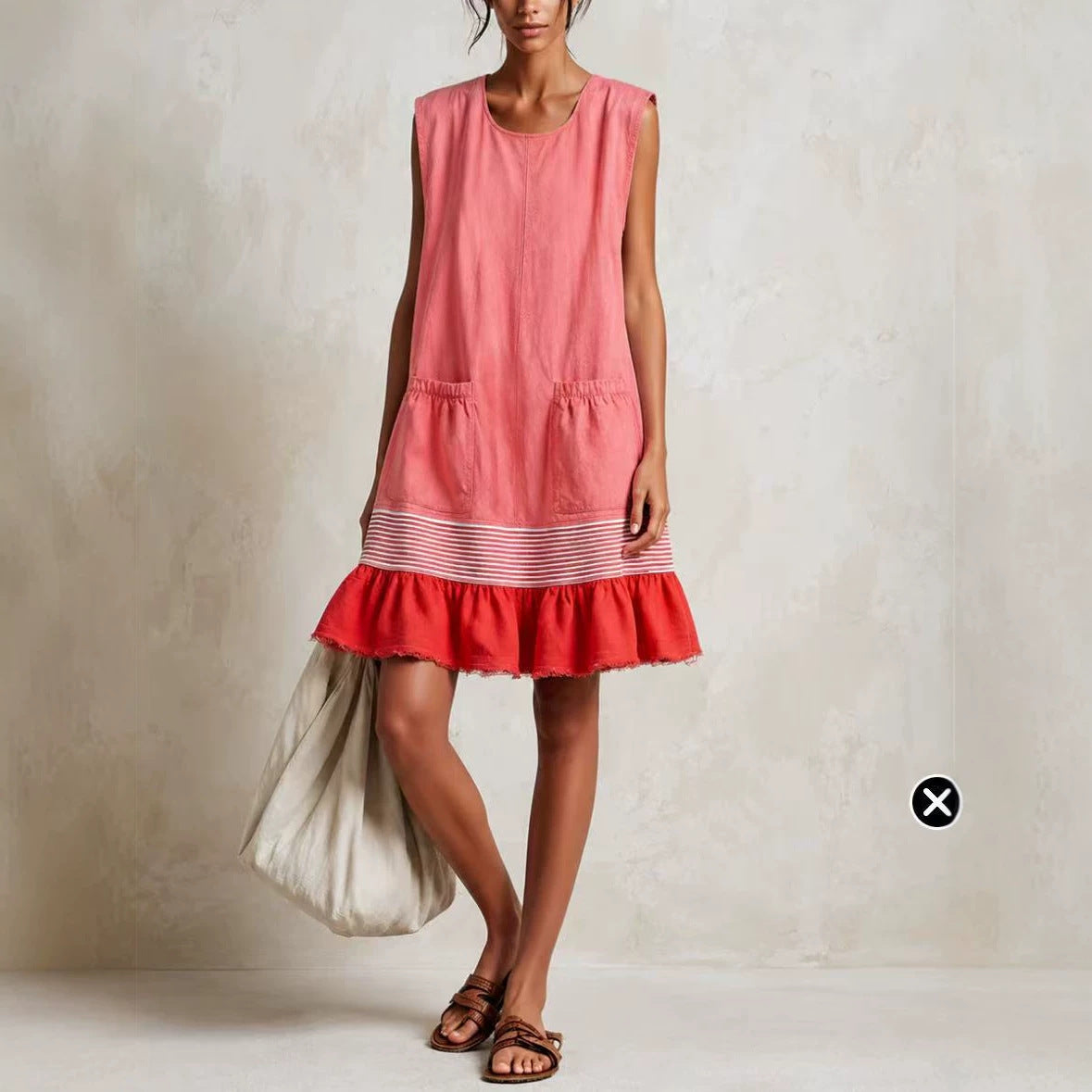 Casual Ruffle Dress | same ANTHEM.