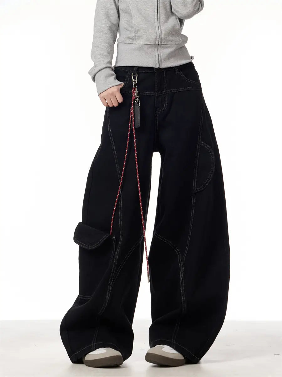 Vintage Burgundy Curved Pants | same ANTHEM.