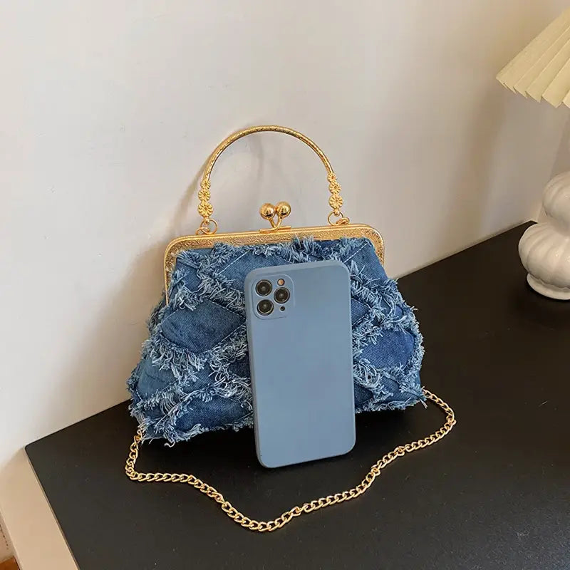 Small Denim Crossbody Bag – Travel Purse for Women | same ANTHEM.