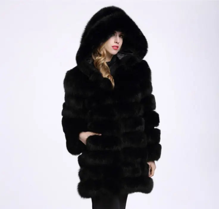 Plush Faux Fur Coat | same ANTHEM.