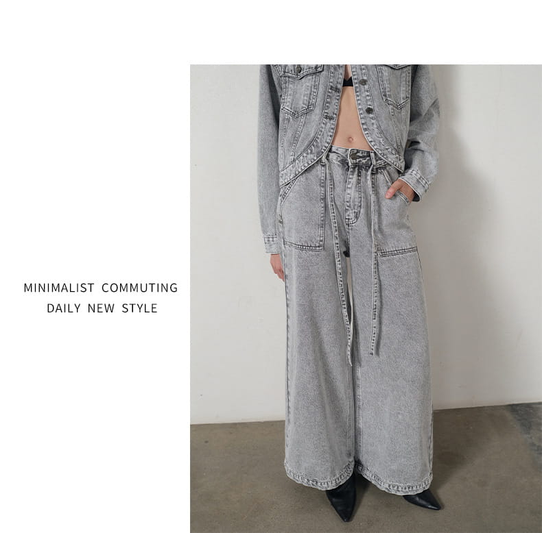 White Washed Wide-Leg Jeans Women | same ANTHEM. Soulmate Streetwear