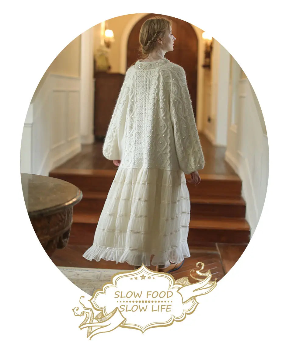 Two-Piece Loose Sweater Dress | same ANTHEM.