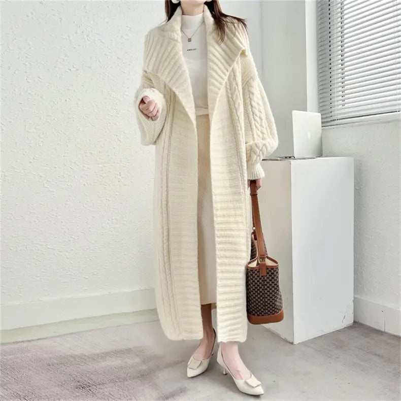 Long Knitting Cardigan for Women | same ANTHEM.