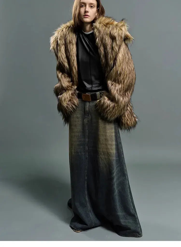 Big Lapel Fur Coat | same ANTHEM.