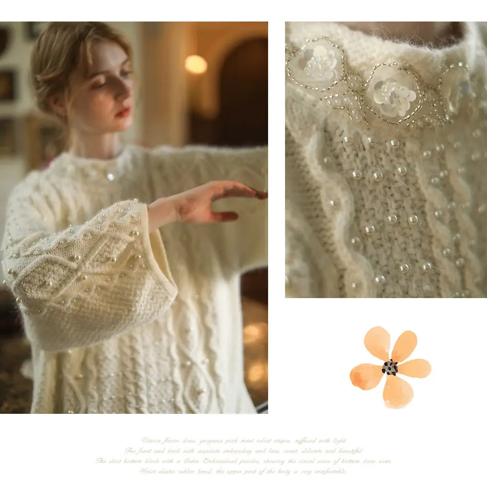 Two-Piece Loose Sweater Dress | same ANTHEM.