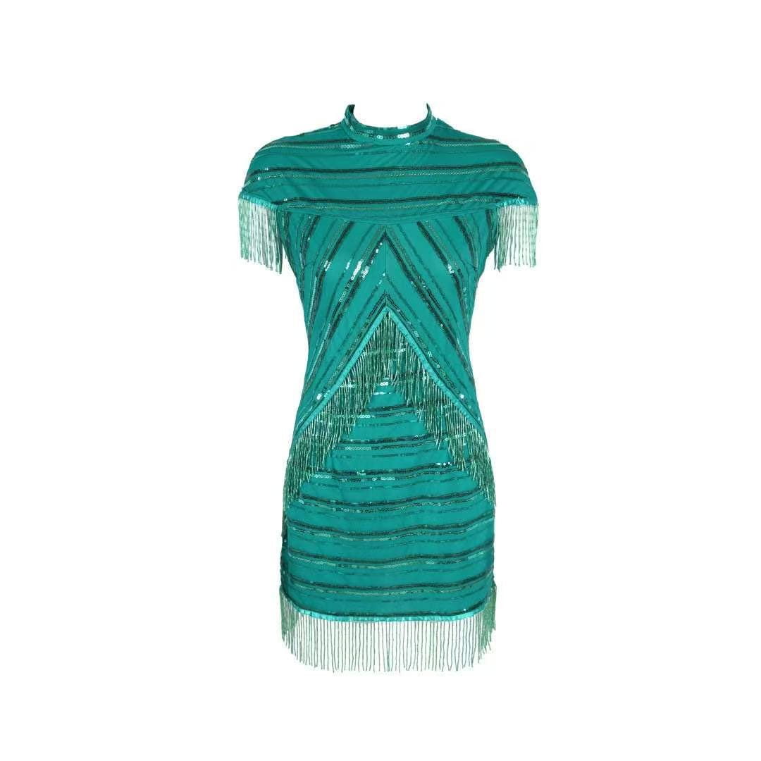 Vintage Sequin Fringe Dress | same ANTHEM.