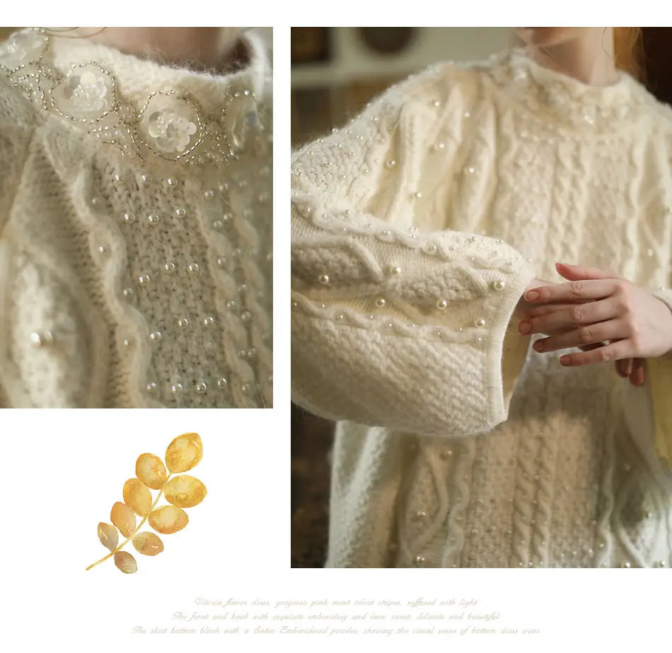 Two-Piece Loose Sweater Dress | same ANTHEM.
