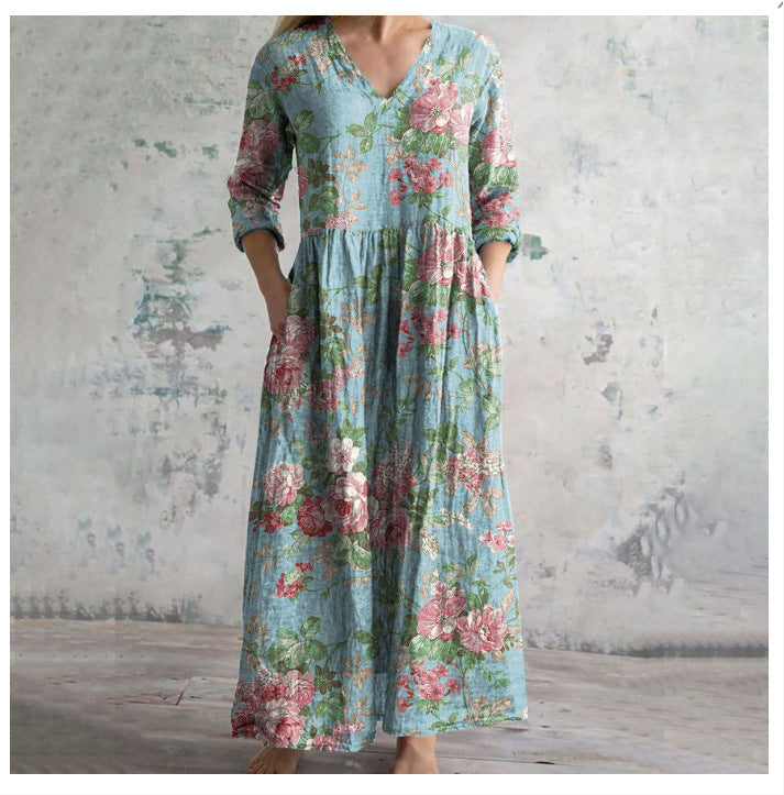 3D Printed Summer Lover’s Dress | same ANTHEM® - B6Q52KSBU34VC03 / 2XL - Dress