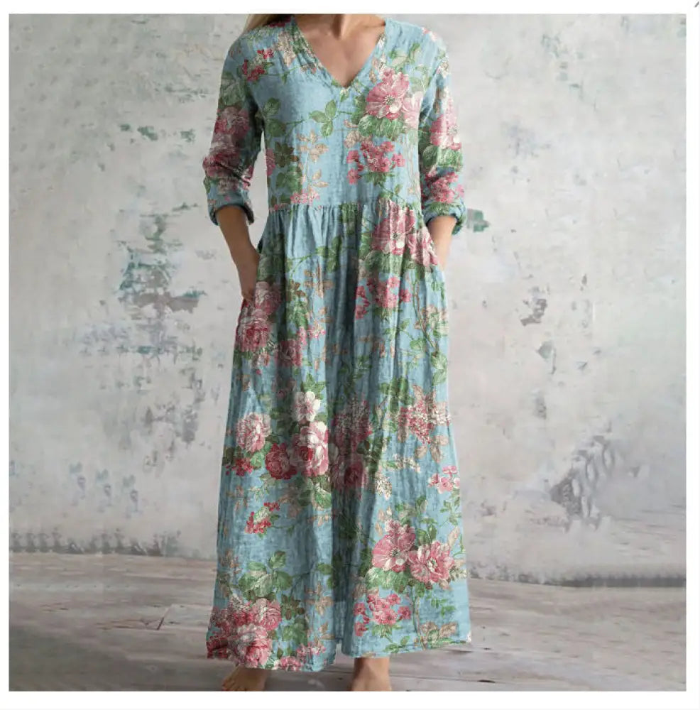 3D Printed Summer Lover’s Dress | same ANTHEM® - B6Q52KSBU34VC03 / 2XL - Dress