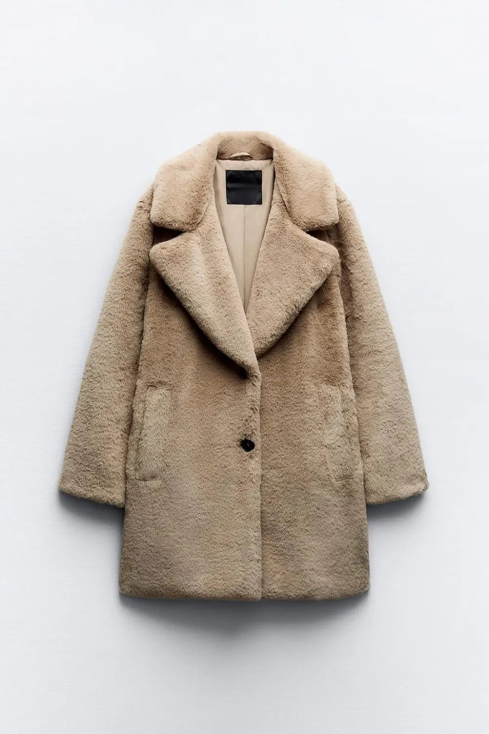 Fall Winter Fashion Artificial Fur Women’s Warm Mid-length Coat
