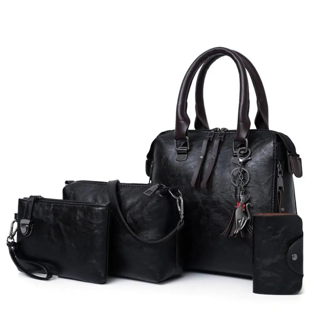 4 in 1 Designer Versatile PU Leather Handbag | same ANTHEM.