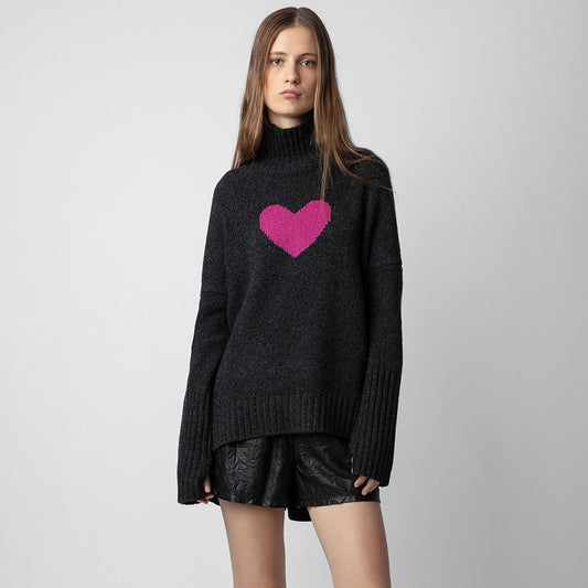 Heart Knitted Sweater for Lovers | same ANTHEM.