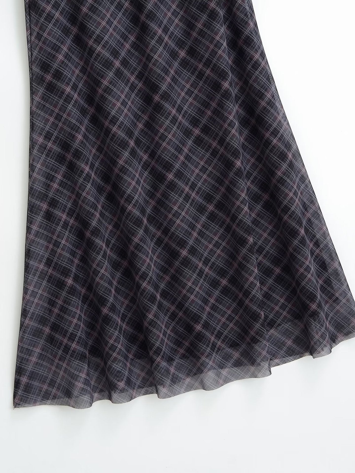 Plaid Meche Skirt | same ANTHEM.