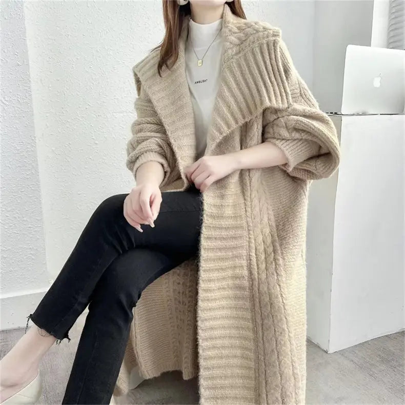 Long Knitting Cardigan for Women | same ANTHEM.