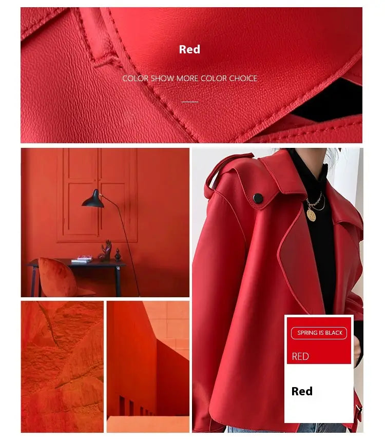 New Genuine Leather Clothes Women’s Jacket Sheepskin Loose-fitting Short Coat