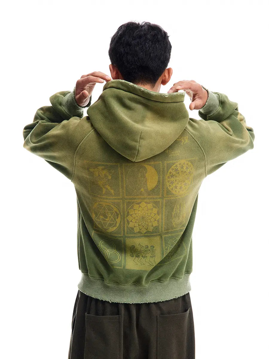 Washed Distressed Hoodie | same ANTHEM.