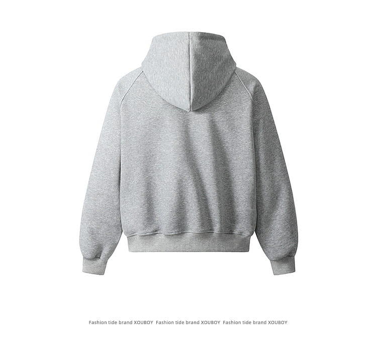 Solid Color Cardigan Hoodie for Men | same ANTHEM.
