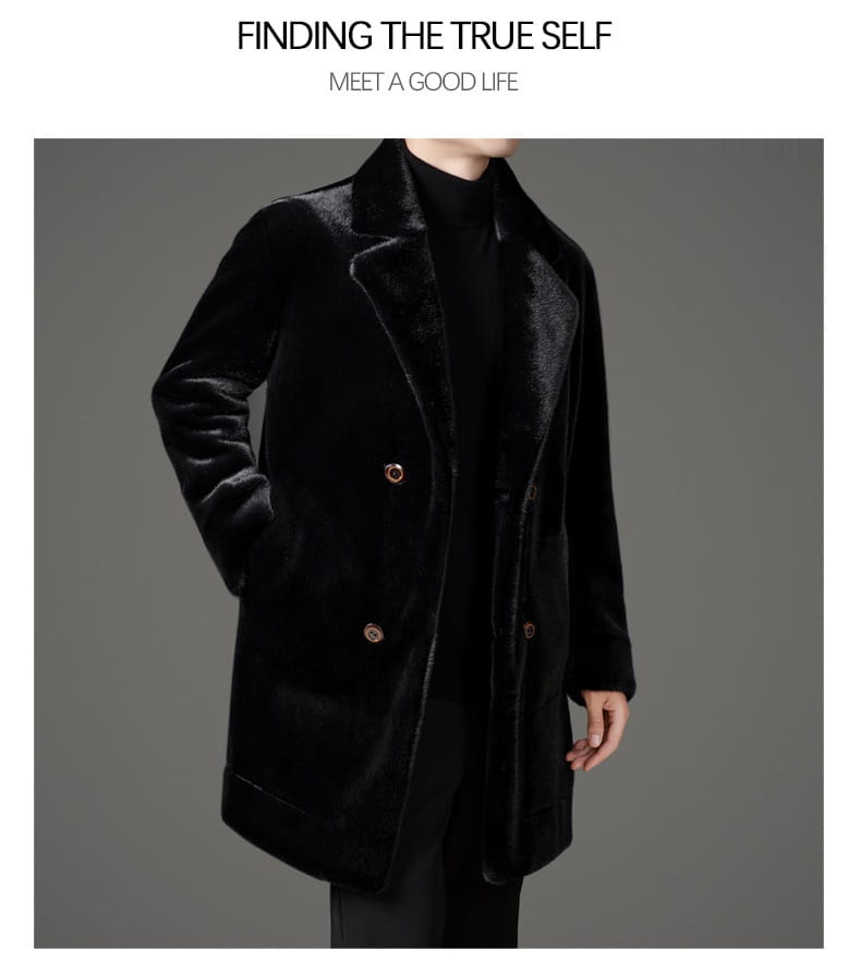 Reversible Mink Fur Coat for Men | same ANTHEM. Soulmate Streetwear