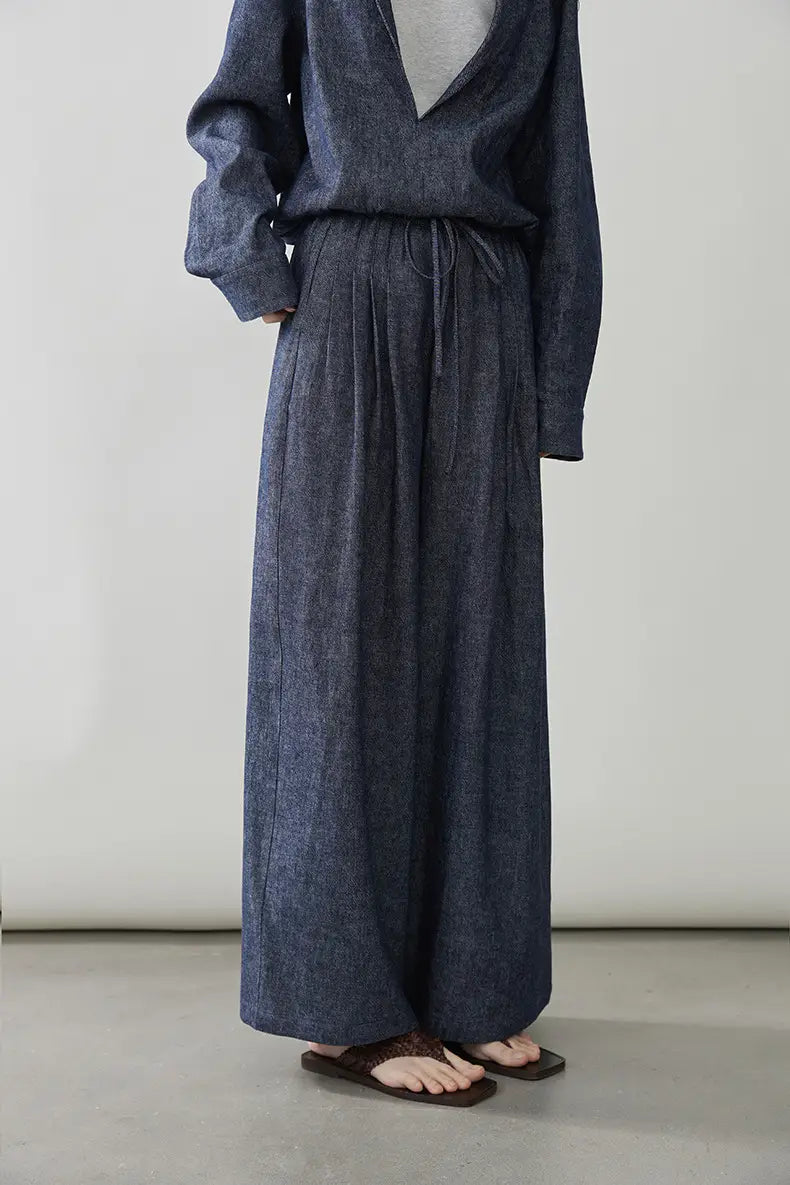 Linen Cotton Denim Set | same ANTHEM.