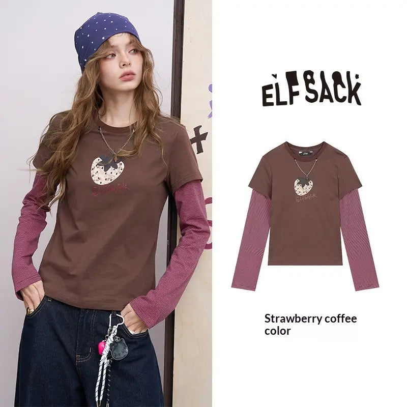 Strawberry Print Long Sleeve Se | same ANTHEM.