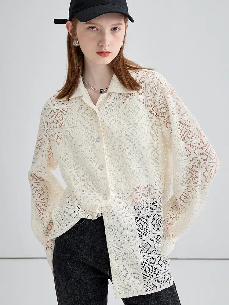 Elegant Lace Blouse | same ANTHEM.