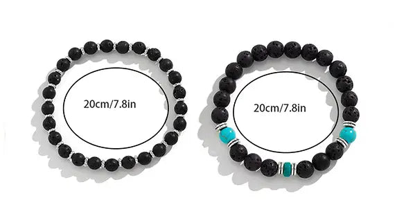 Frosted Bead Bracelet for Men – same ANTHEM. Soulmate Streetwear Jewelry