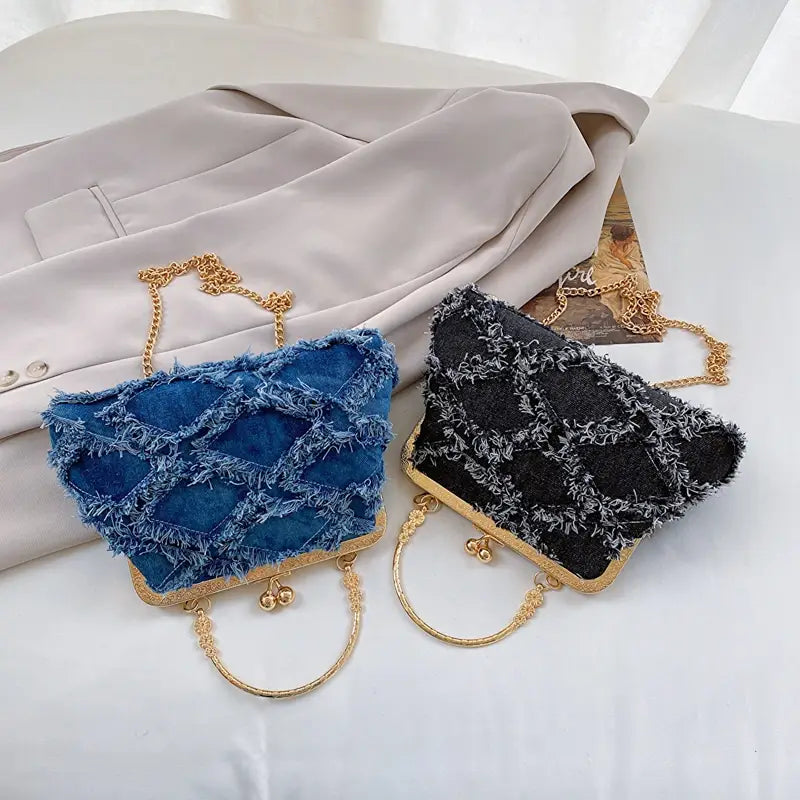 Small Denim Crossbody Bag – Travel Purse for Women | same ANTHEM.