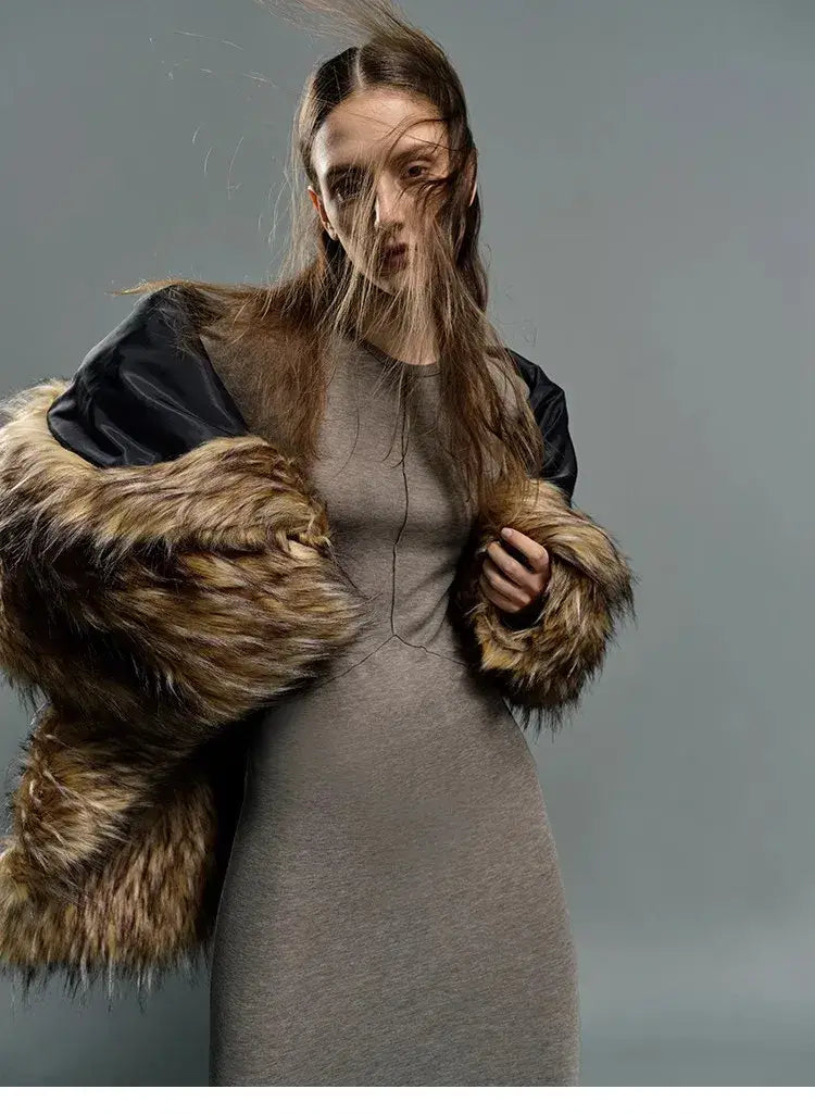 Big Lapel Fur Coat | same ANTHEM.
